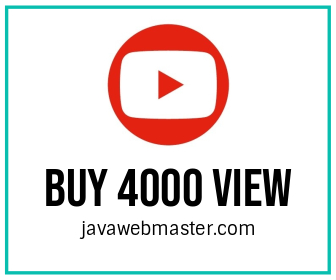Buy 4000 Youtube Views for $10 BONUS LIKES - JavaWebmaster.com